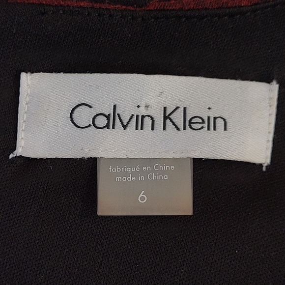 Red & Black Rag Cut Stripe Tank Dress Size 6 Soft - Picture 6 of 7